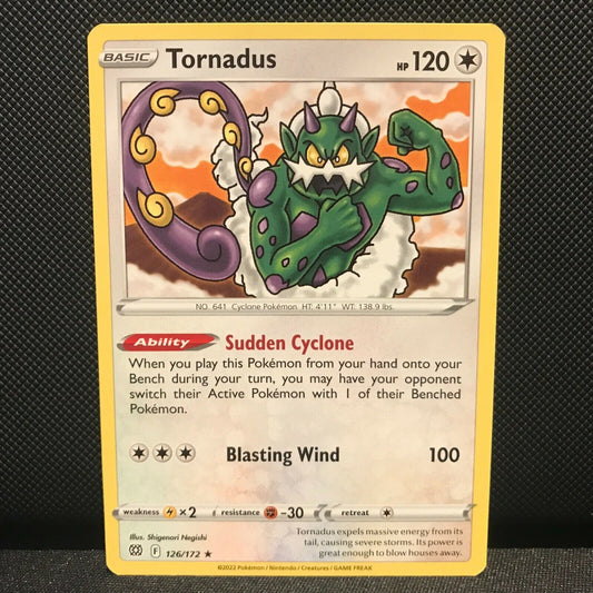 Tornadus 126/172 - Brilliant Stars Pokemon Card - NM/Mint