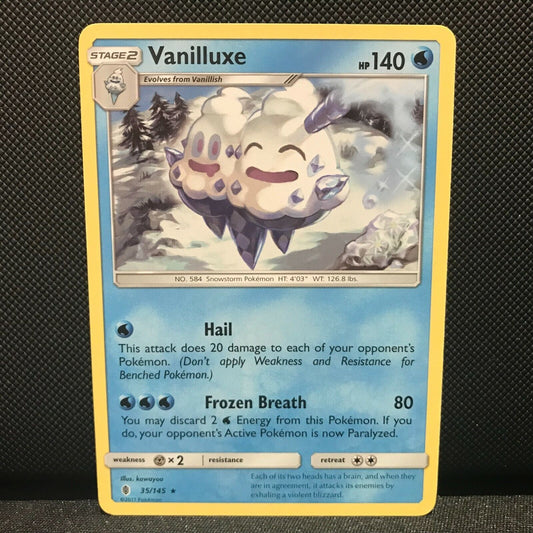 Vanilluxe 35/145 - Guardians Rising Pokemon Card - NM/Mint