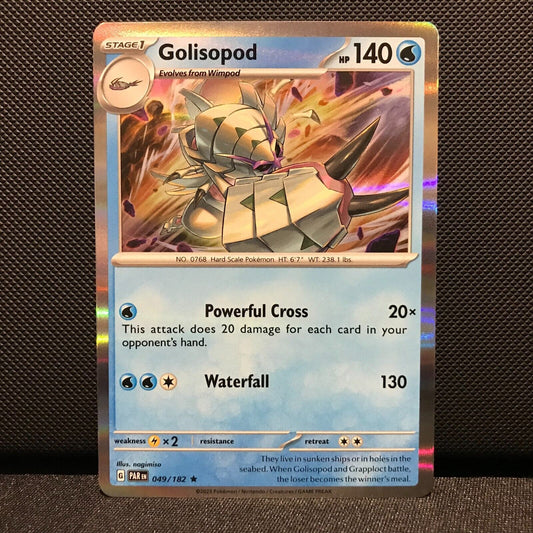 Golisopod Holo 049/182 - Paradox Rift Pokemon Card - NM/Mint