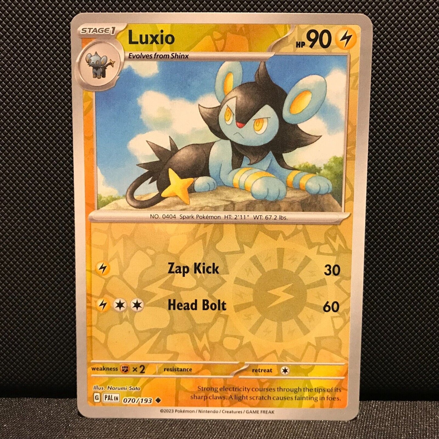 Luxio Reverse Holo 070/193 - SV2 Paldea Evolved Pokemon Card - NM/Mint