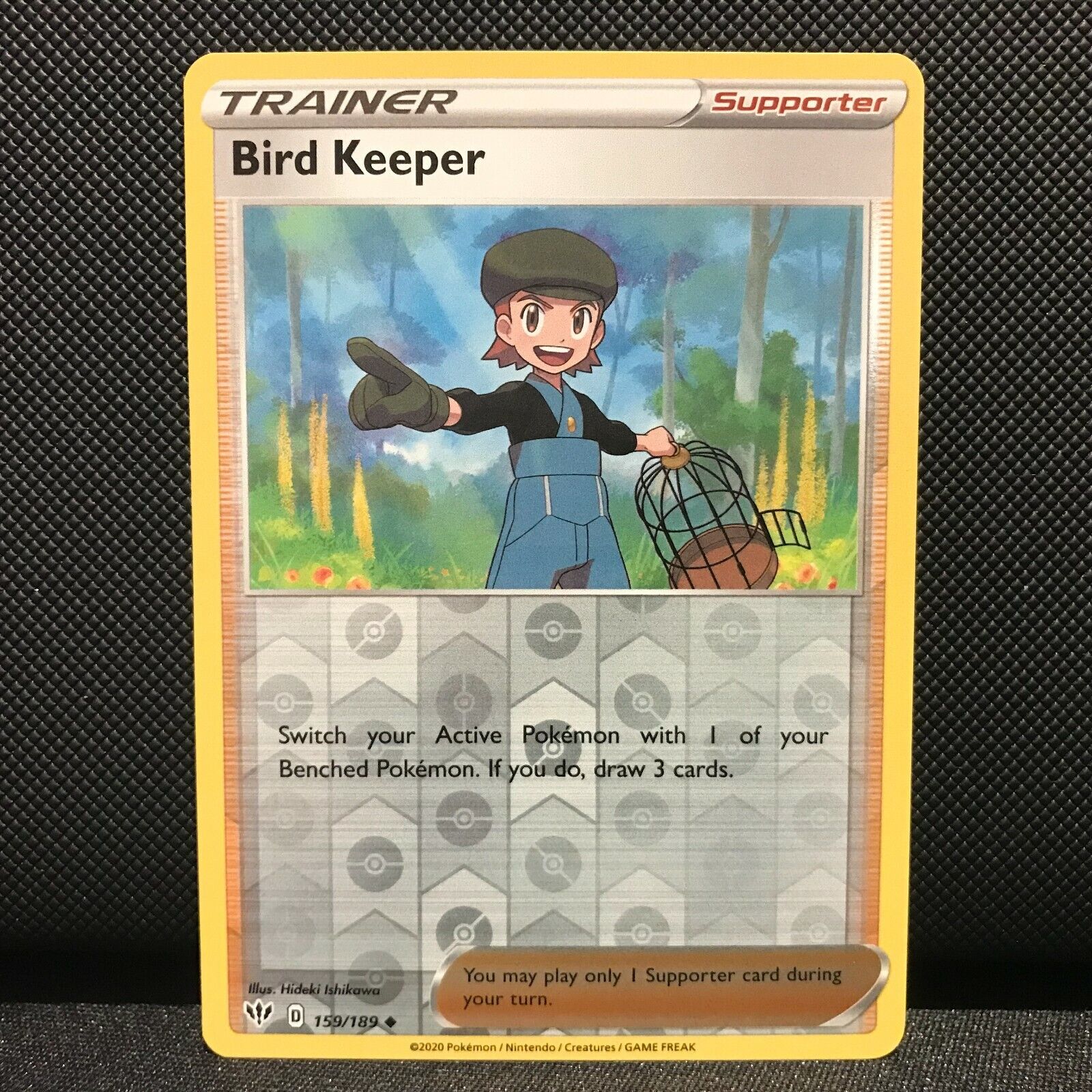 Bird Keeper Reverse Holo 159/189 - Darkness Ablaze Pokemon Card - NM/Mint