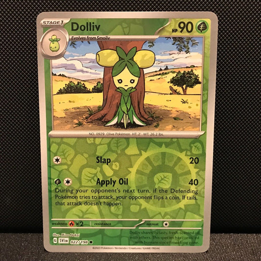 Dolliv Reverse Holo 022/198 - SV1EN Base Set Pokemon Card - NM/Mint