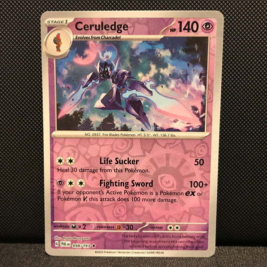 Ceruledge Reverse Holo 098/193 - SV2 Paldea Evolved Pokemon Card - NM/Mint