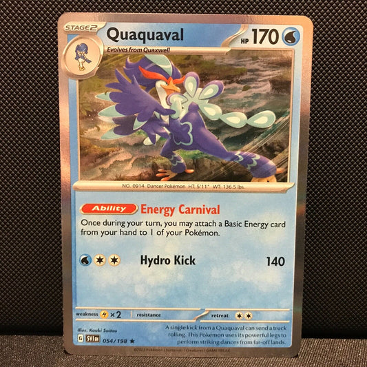 Quaquaval Holo 054/198 - SV1EN Base Set Pokemon Card - NM/Mint