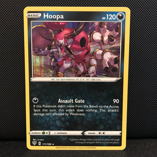 Hoopa Holo 111/189 - Darkness Ablaze Pokemon Card - NM/Mint