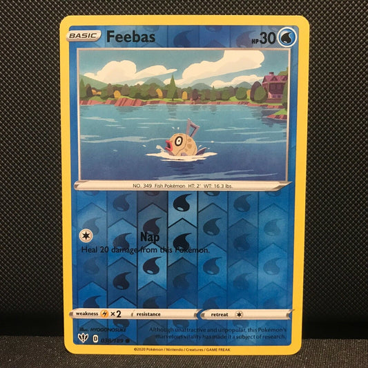 Feebas Reverse Holo 38/189 - Darkness Ablaze Pokemon Card - NM/Mint