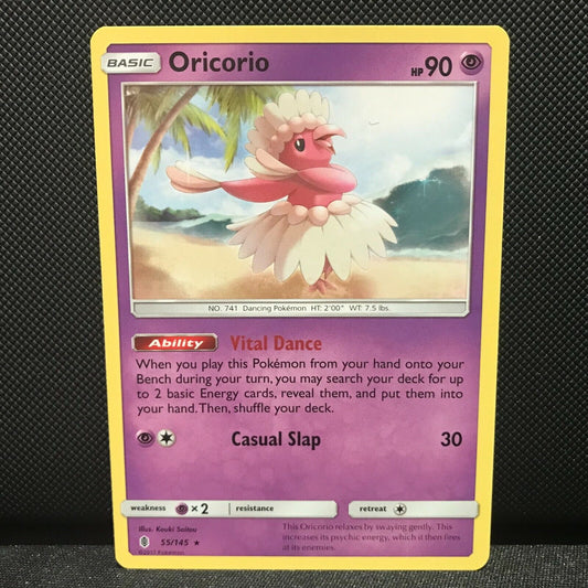 Oricorio 55/145 - Guardians Rising Pokemon Card - NM/Mint