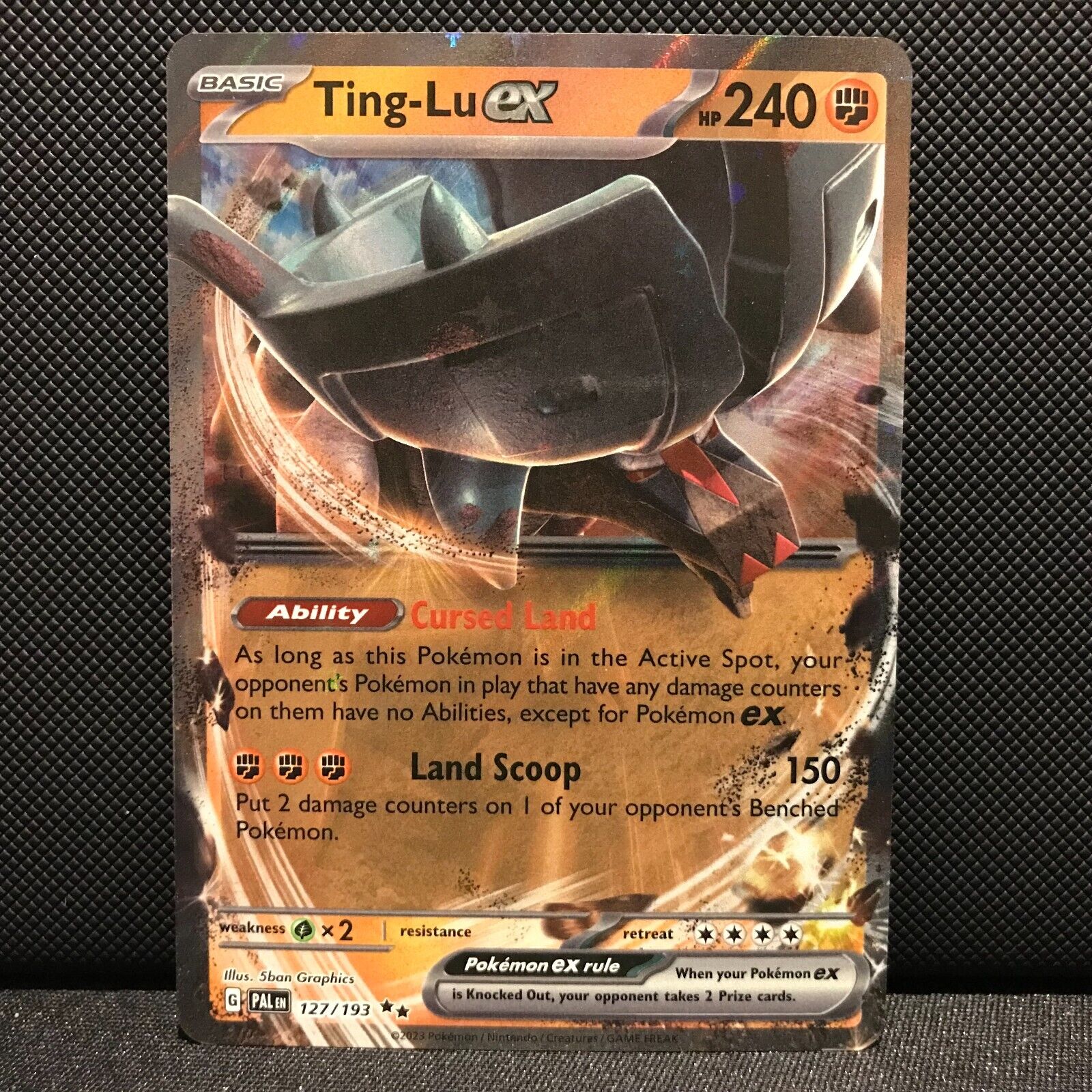 Ting-Lu EX 127/193 - SV2 Paldea Evolved Pokemon Card - NM/Mint