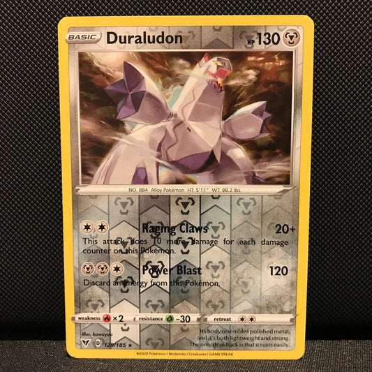 Duraludon Reverse Holo 129/185 - Vivid Voltage Pokemon Card - NM/Mint