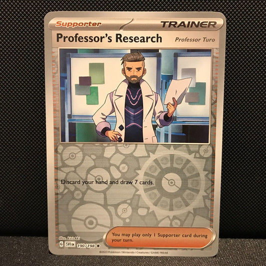 Professor's Research Reverse Holo 190/198 - SV1EN Base Set Pokemon Card - NM/M