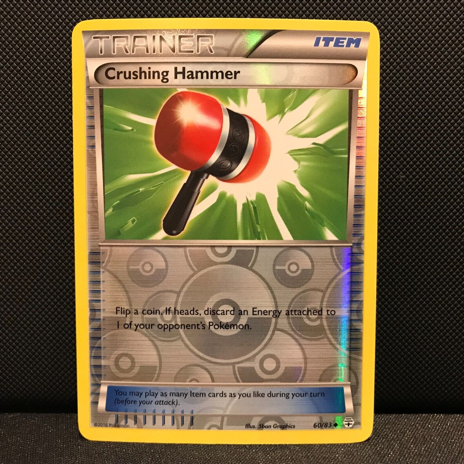 Crushing Hammer Reverse Holo 60/83 - Generations Pokemon Card - NM/Mint