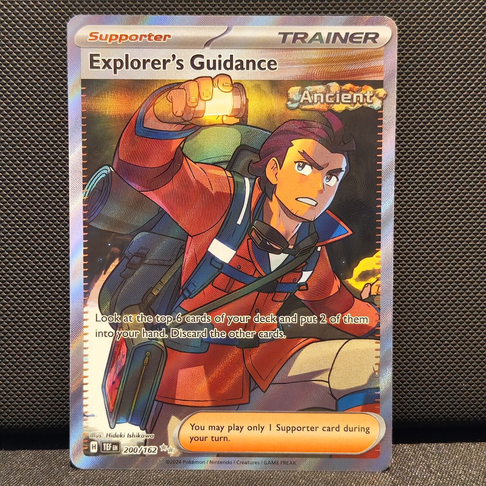 Explorer's Guidance 200/162 - Temporal Forces Pokemon Card - NM/Mint