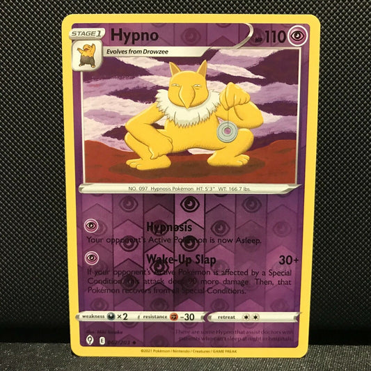 Hypno Reverse Holo 62/203 - Evolving Skies Pokemon Card - NM/Mint