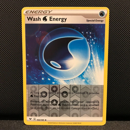 Wash Energy Reverse Holo 165/185 - Vivid Voltage Pokemon Card - NM/Mint