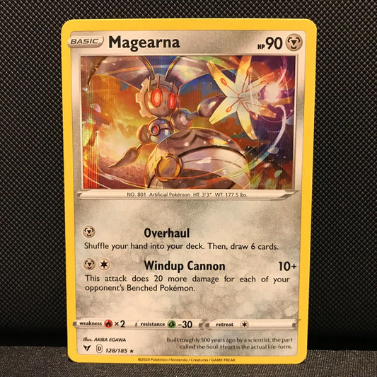 Magearna Holo 128/185 - Vivid Voltage Pokemon Card - NM/Mint