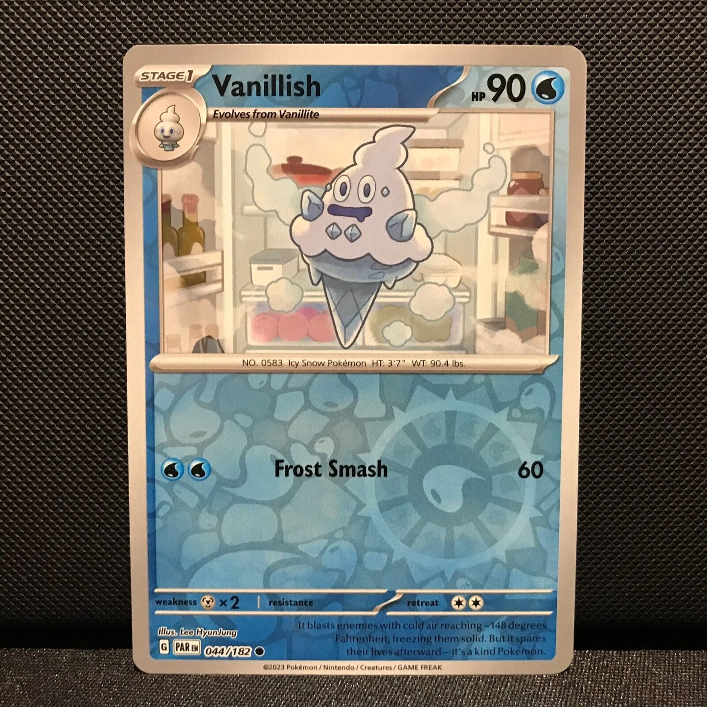 Vanillish Reverse Holo 044/182 - Paradox Rift Pokemon Card - NM/Mint