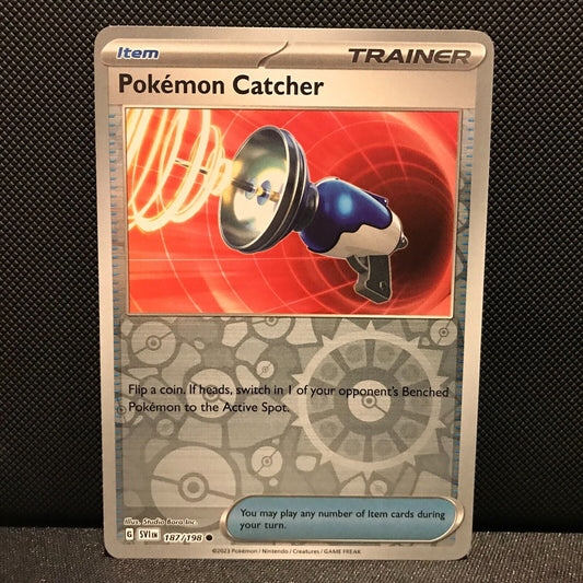 Pokémon Catcher Reverse Holo 187/198 - SV1EN Base Set Pokemon Card - NM/Mint