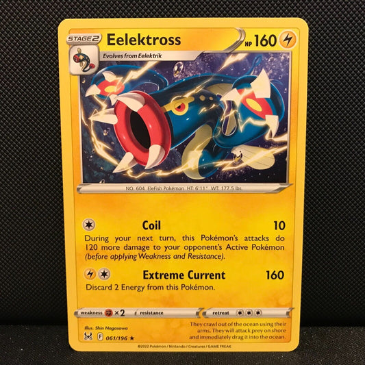 Eelektross 61/196 - Lost Origin Pokemon Card - NM/Mint