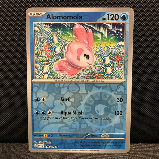 Alomomola Reverse Holo 048/198 - SV1EN Base Set Pokemon Card - NM/Mint