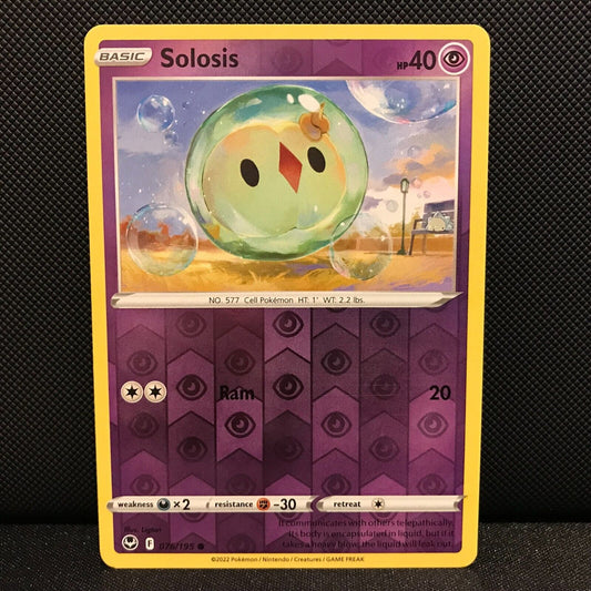 Solosis Reverse Holo 76/195 - Silver Tempest Pokemon Card - NM/Mint