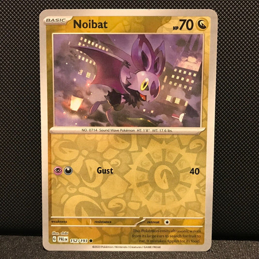Noibat Reverse Holo 152/193 - SV2 Paldea Evolved Pokemon Card - NM/Mint