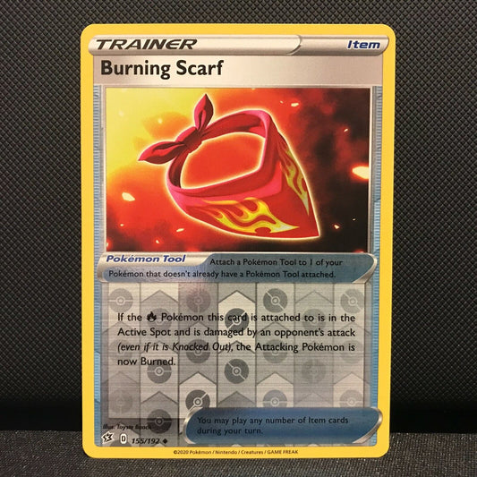 Burning Scarf Reverse Holo 155/192 - Rebel Clash Pokemon Card NM/Mint