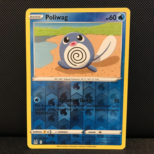 Poliwag Reverse Holo 30/196 - Lost Origin Pokemon Card - NM/Mint