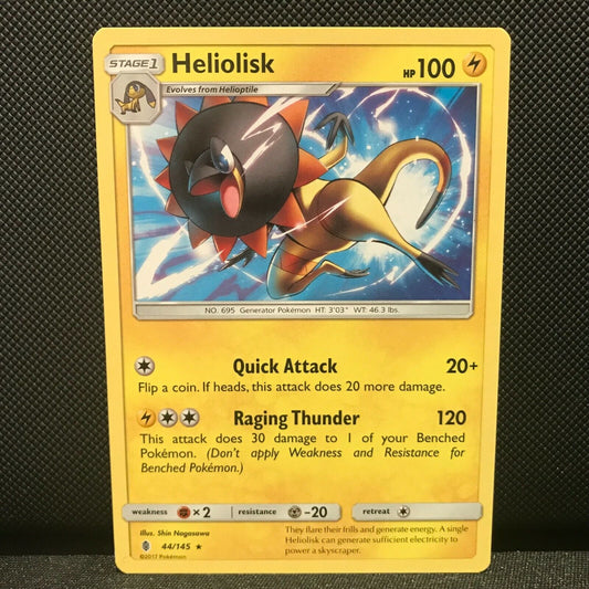 Heliolisk 44/145 - Guardians Rising Pokemon Card - NM/Mint