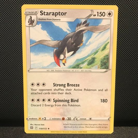 Staraptor 119/172 - Brilliant Stars Pokemon Card - NM/Mint