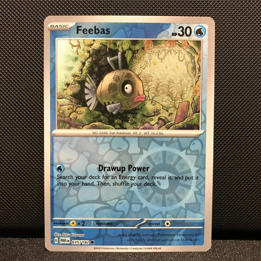 Feebas Reverse Holo 035/182 - Paradox Rift Pokemon Card - NM/Mint