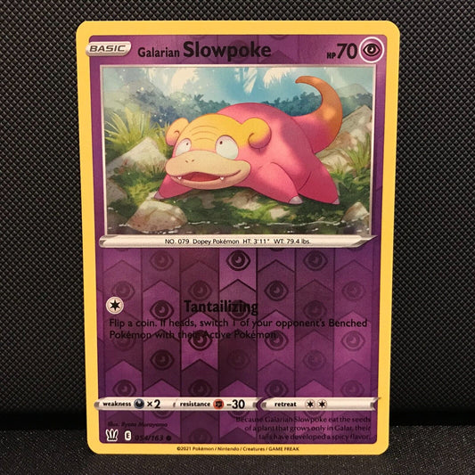 Galarian Slowpoke Reverse Holo 54/163 - Battle Styles Pokemon Card - NM/Mint