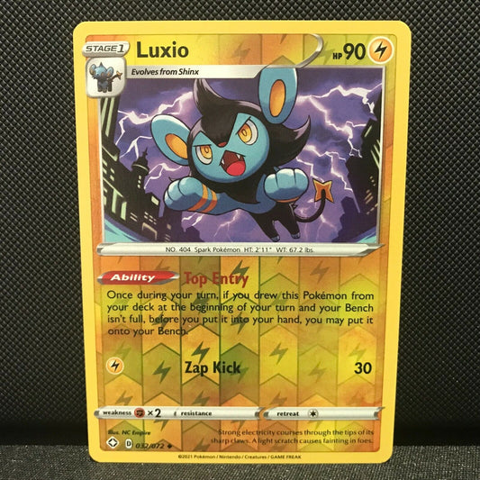 Luxio Reverse Holo 32/72 - Shining Fates Pokemon Card - NM/Mint