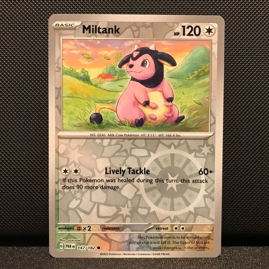 Miltank Reverse Holo 147/182 - Paradox Rift Pokemon Card - NM/Mint