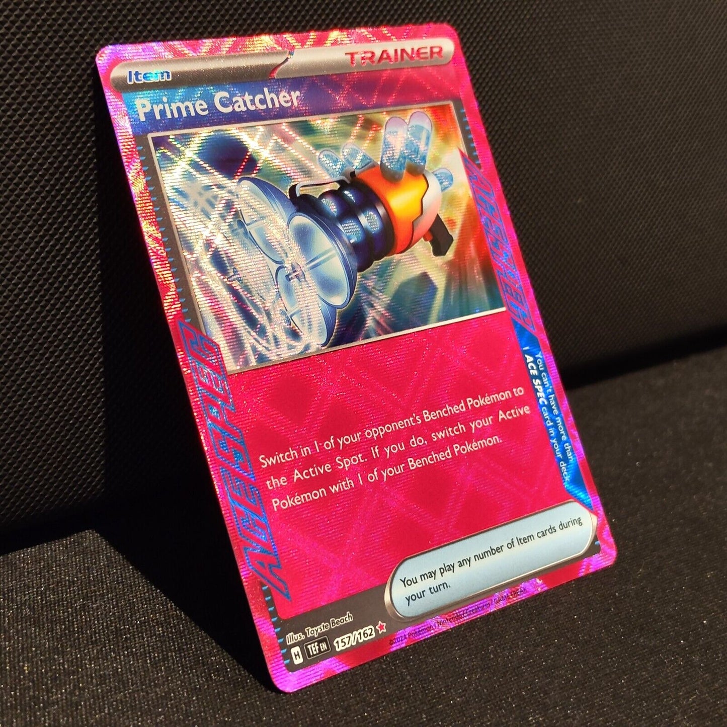 Prime Catcher ACE SPEC 157/162 - Temporal Forces Pokemon Card - NM/Mint
