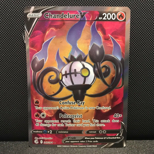 Chandelure V 247/264 - Fusion Strike Pokemon Card - NM/Mint
