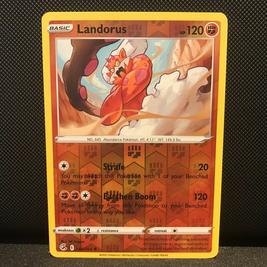 Landorus Reverse Holo 148/264 - Fusion Strike Pokemon Card - NM/Mint