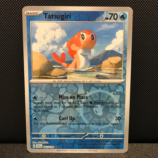Tatsugiri Reverse Holo 062/198 - SV1EN Base Set Pokemon Card - NM/Mint