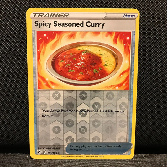 Spicy Seasoned Curry Reverse Holo 151/189 - Astral Radiance Pokemon Card - NM