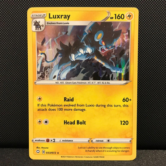 Luxray Holo 33/72 - Shining Fates Pokemon Card - NM/Mint