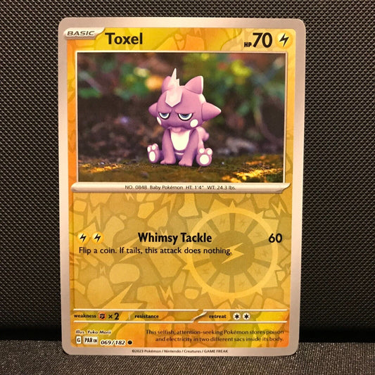 Toxel Reverse Holo 069/182 - Paradox Rift Pokemon Card - NM/Mint