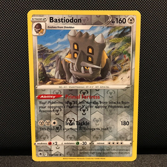 Bastiodon Reverse Holo 110/189 - Astral Radiance Pokemon Card - NM/Mint