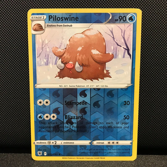 Piloswine Reverse Holo 32/189 - Astral Radiance Pokemon Card - NM/Mint