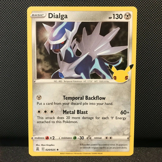 Dialga 020/025 - Celebrations Pokemon Card - NM/Mint