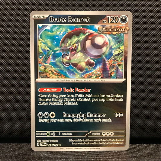 Brute Bonnet Reverse Holo 123/182 - Paradox Rift Pokemon Card - NM/Mint