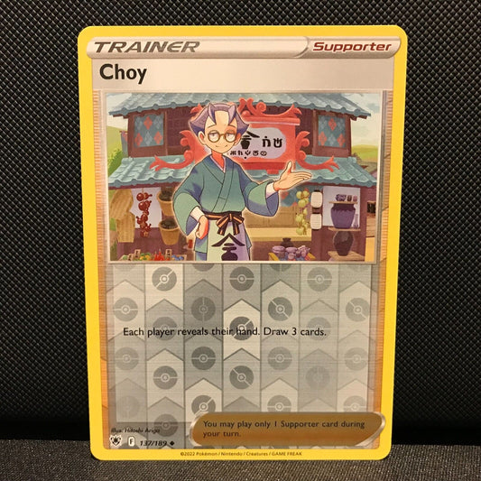 Choy Reverse Holo 137/189 - Astral Radiance Pokemon Card - NM/Mint