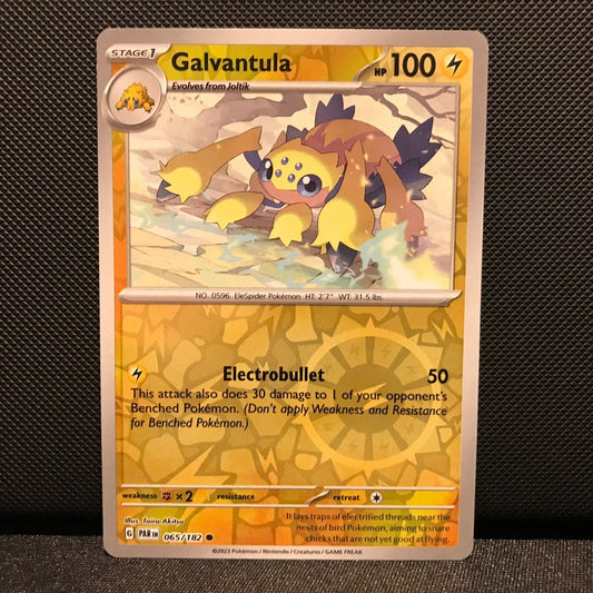 Galvantula Reverse Holo 065/182 - Paradox Rift Pokemon Card - NM/Mint