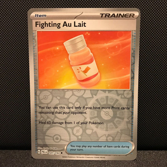 Fighting Au Lait Reverse Holo 181/193 - SV2 Paldea Evolved Pokemon Card - NM/M