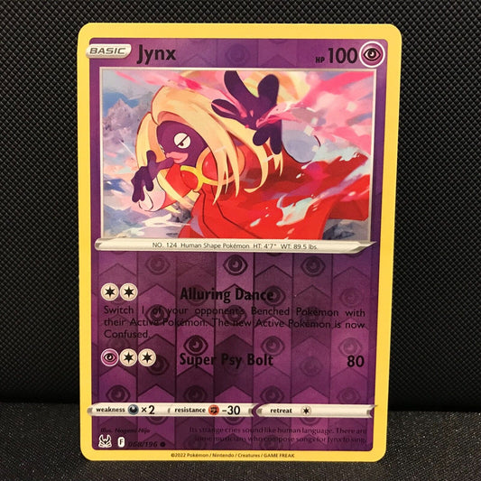 Jynx Reverse Holo 68/196 - Lost Origin Pokemon Card - NM/Mint