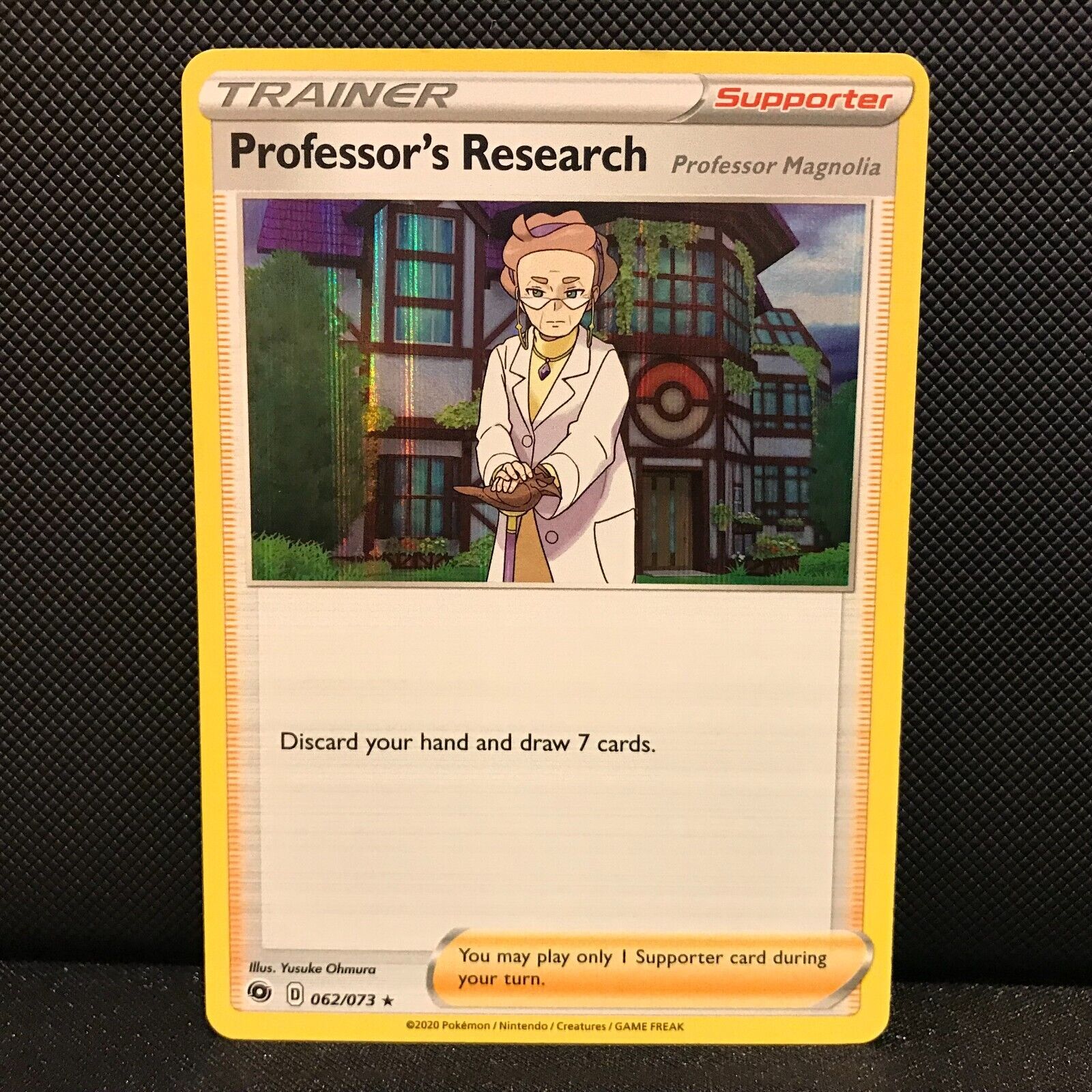 Professor's Research Holo 62/73 - Champion's Path Pokemon Card - NM/Mint
