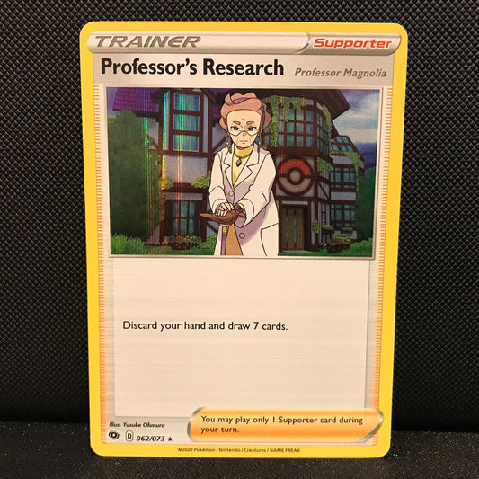 Professor's Research Holo 62/73 - Champion's Path Pokemon Card - NM/Mint